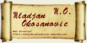 Mlađan Okošanović vizit kartica